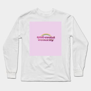 Anti-social Butterfly Long Sleeve T-Shirt